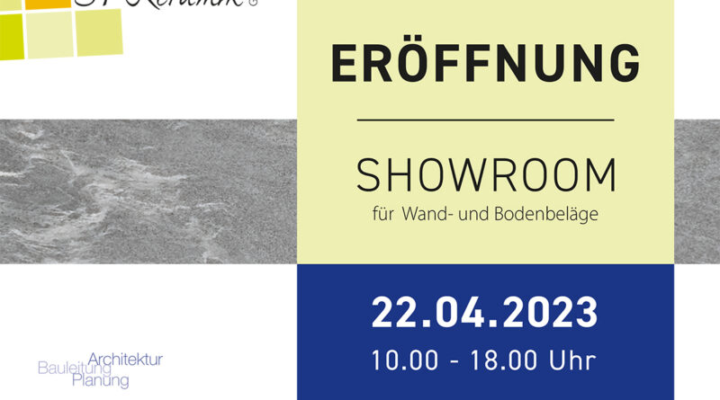 Showroom Neueröffnung